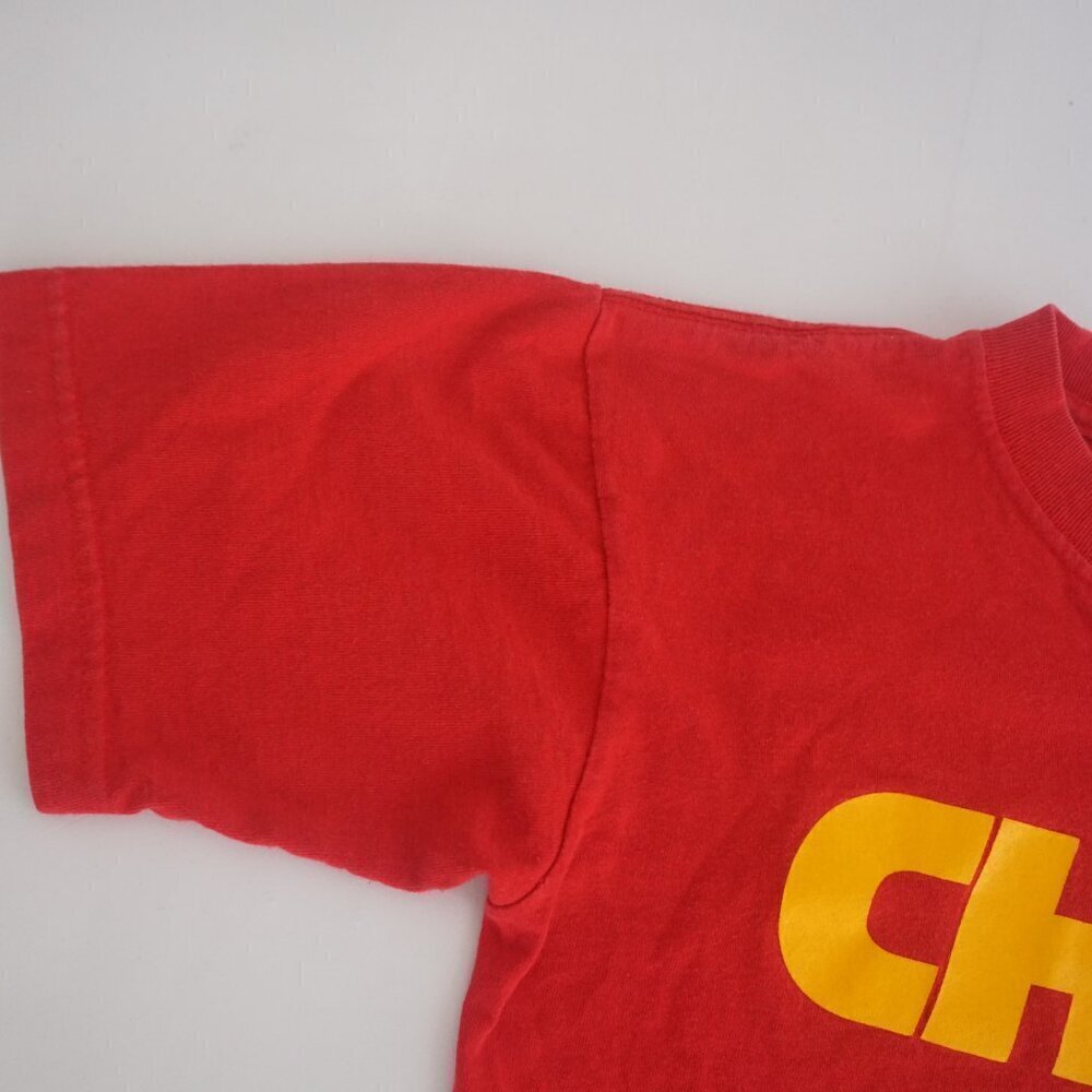 Vintage Majestic Red Kansas City Chiefs100% Cotton Short Sleeve T-Shirt Tee M - Picture 7 of 10